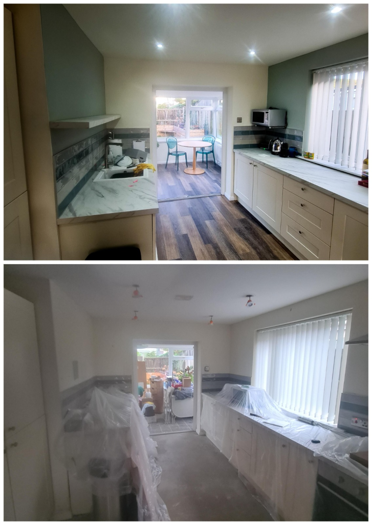 Kitchen interior painting